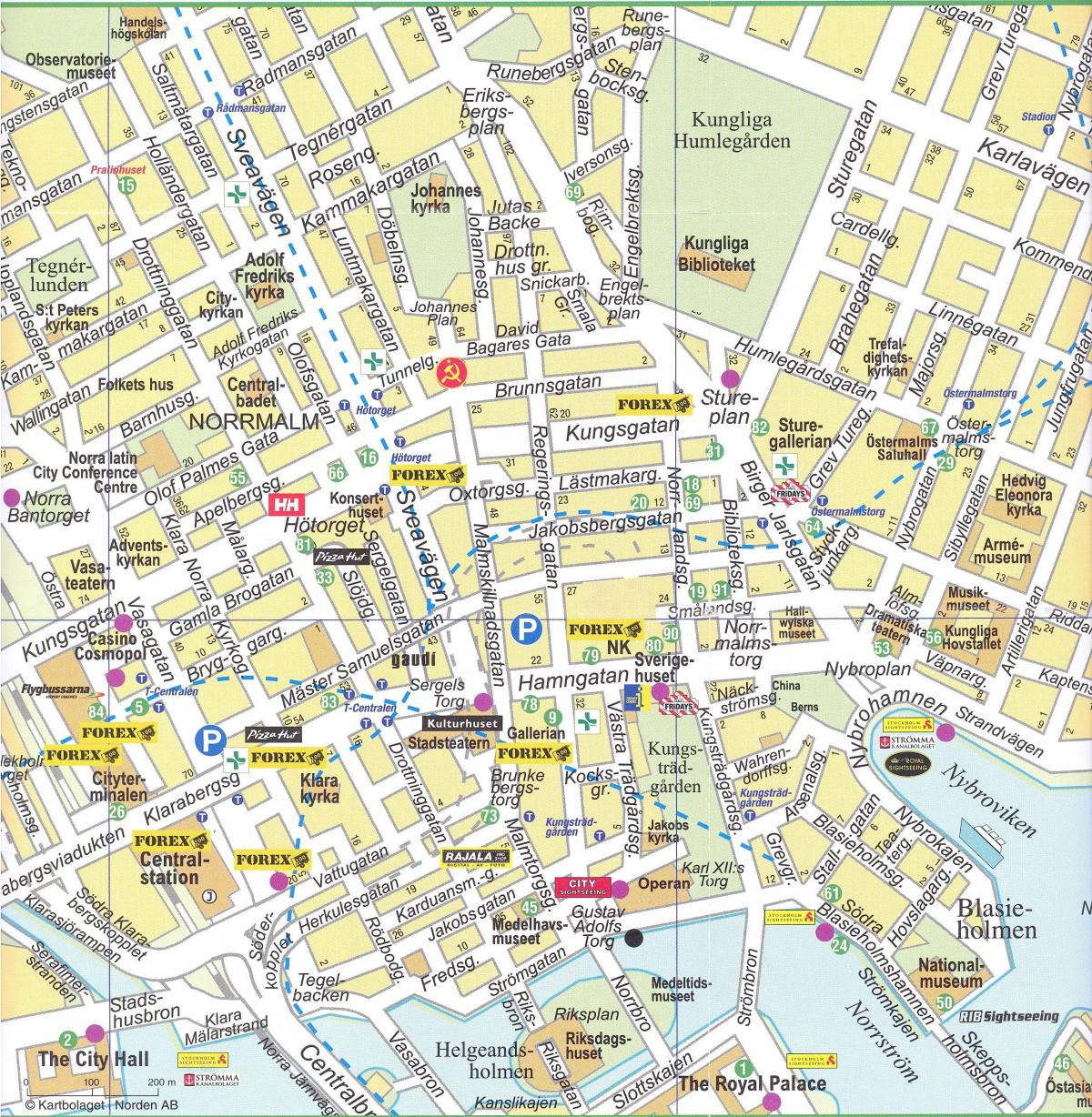 karta Stockholm centra