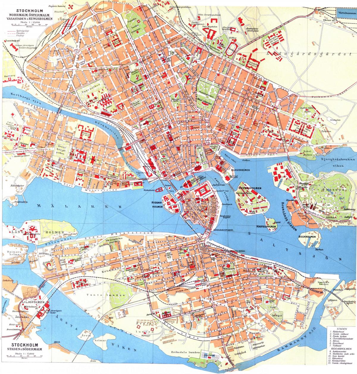 karta u Stockholm kungsholmen