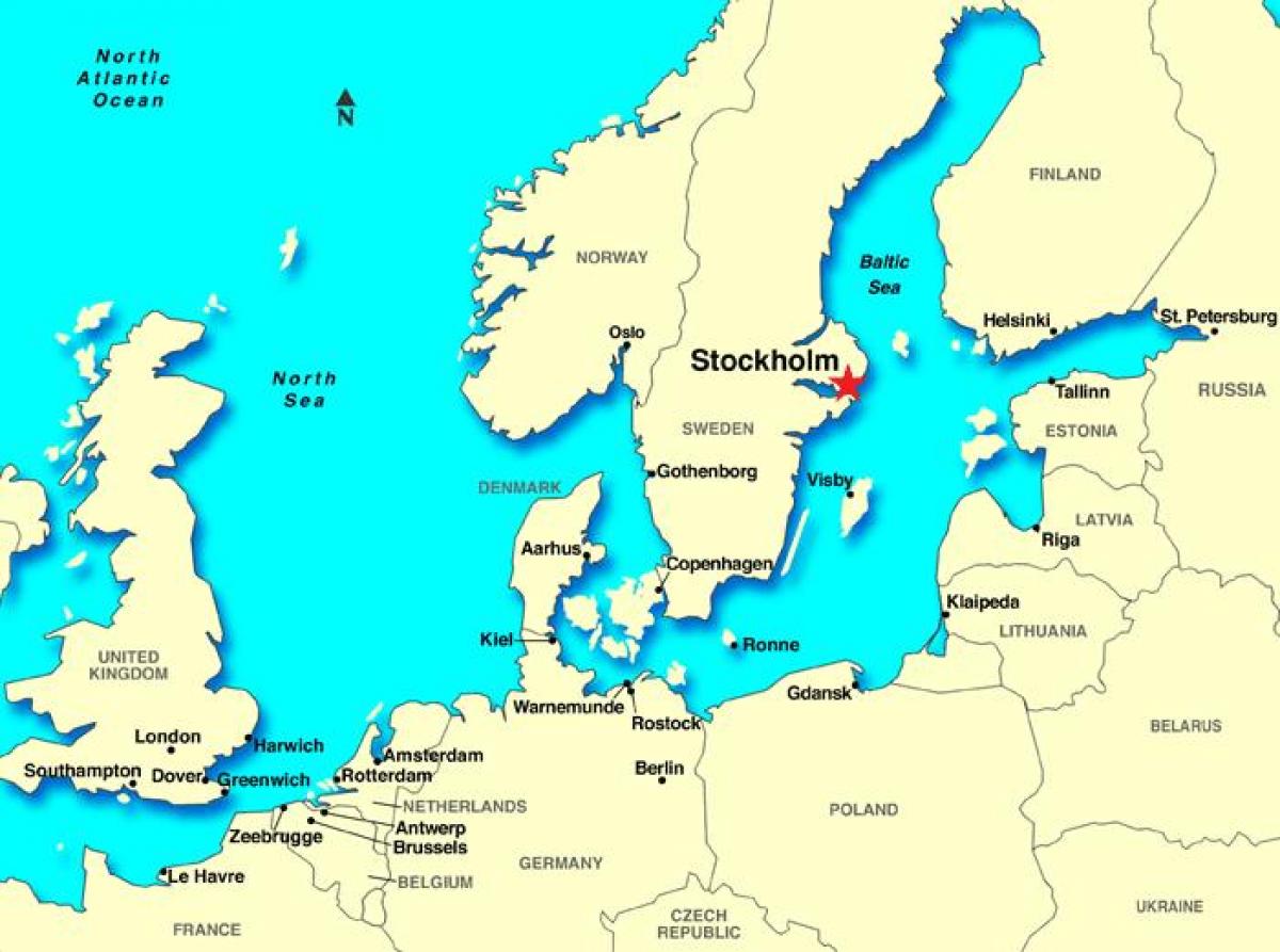 Stockholm karta Europe