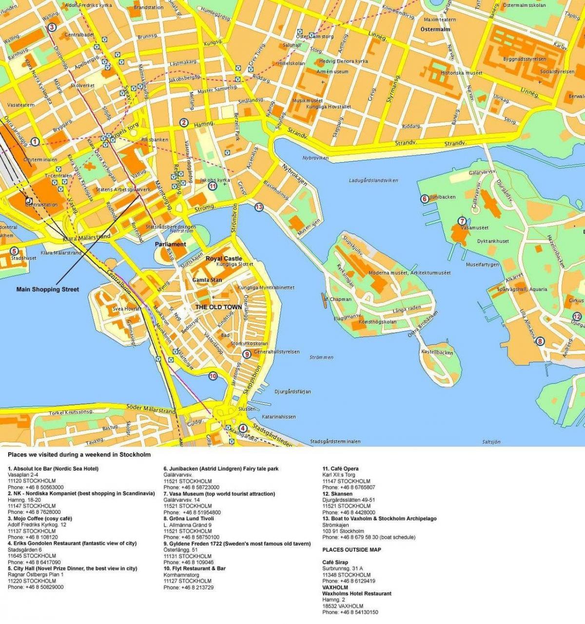 karta Stockholm cruise terminal