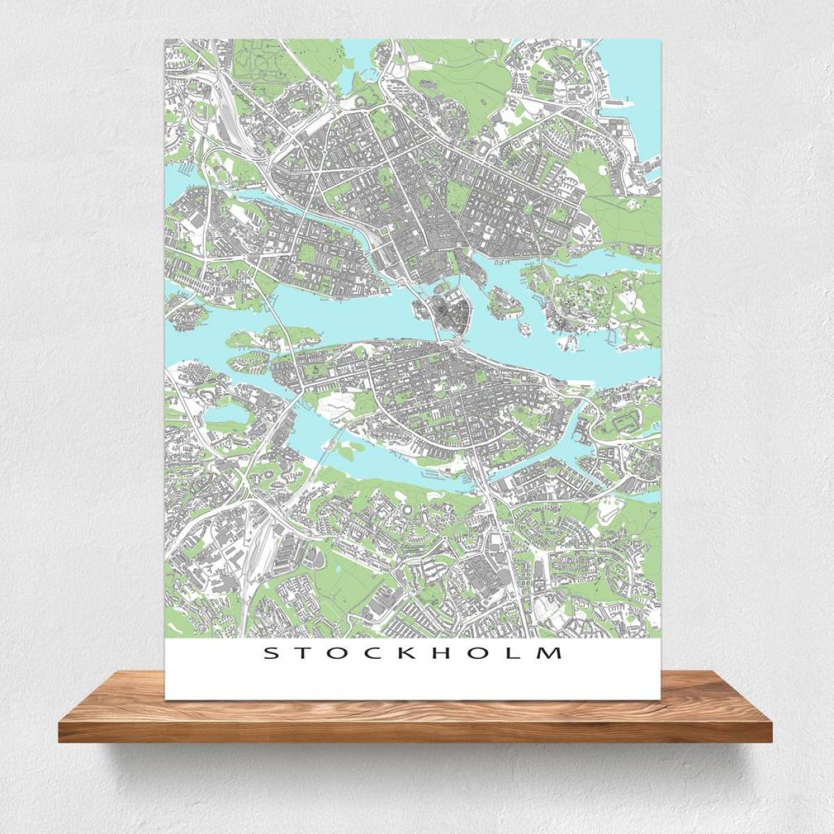 karte za Stockholm ispisati kartu 