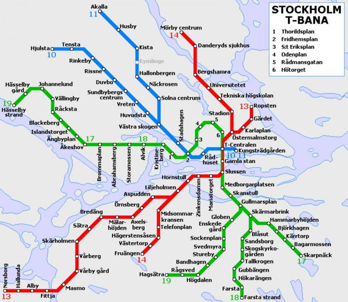 javni prijevoz u Stockholmu karti