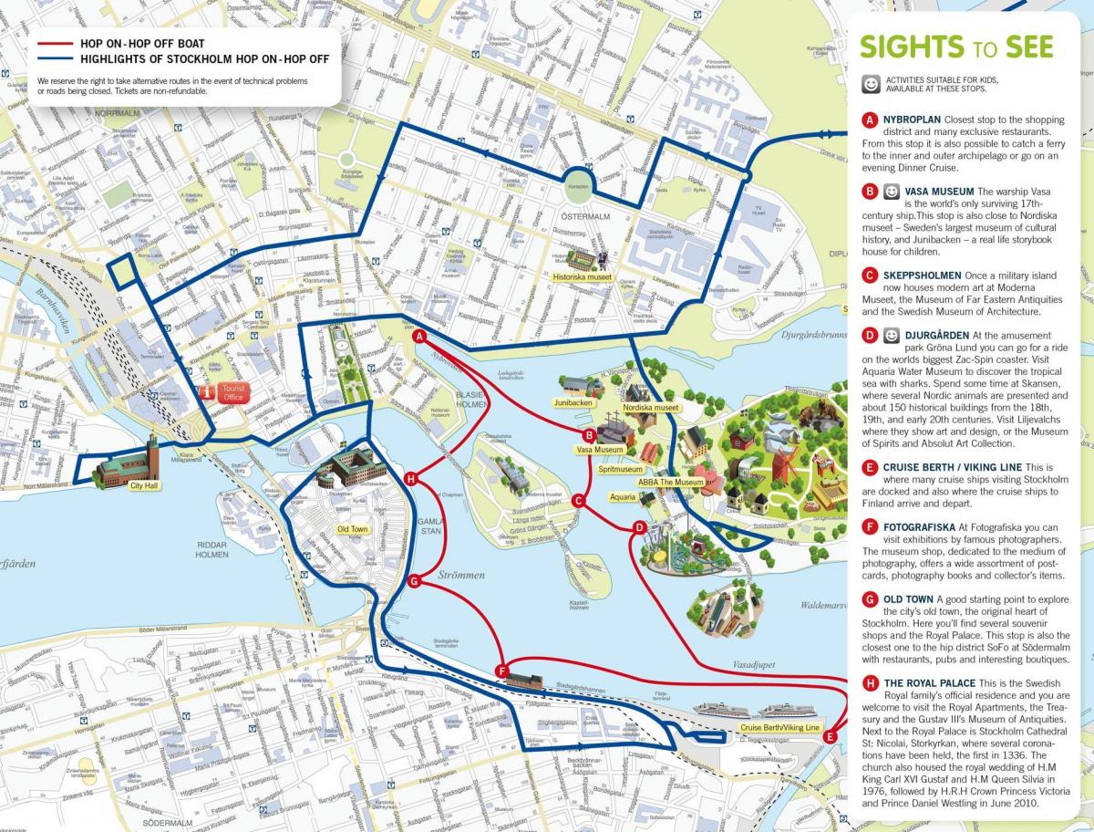 karte za Stockholm luka