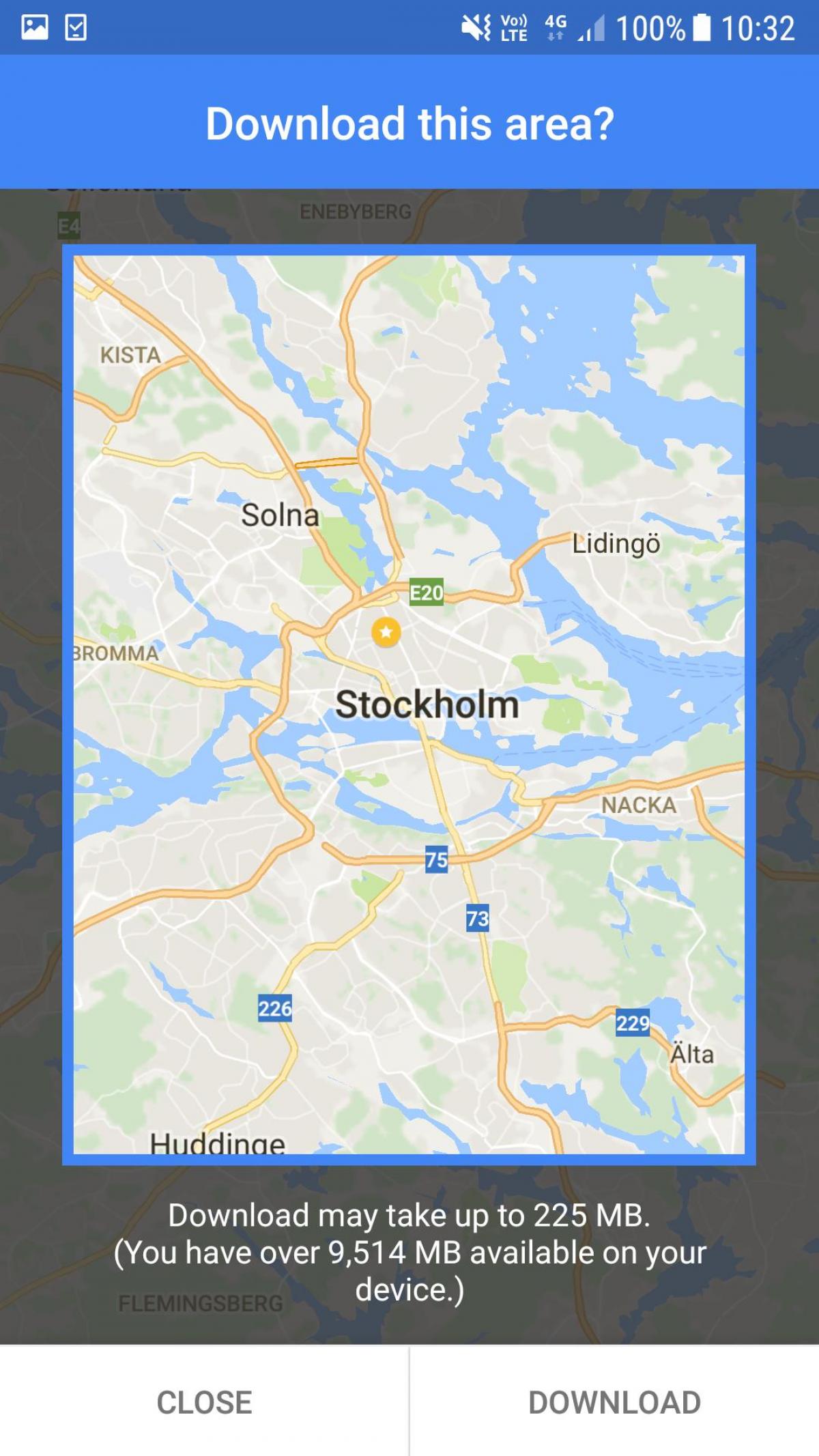 offline karte za Stockholm