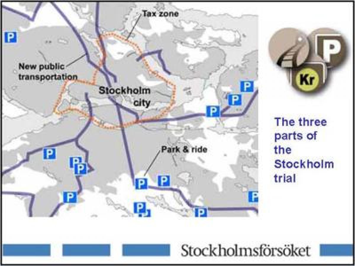 karte za Stockholm parkiralište
