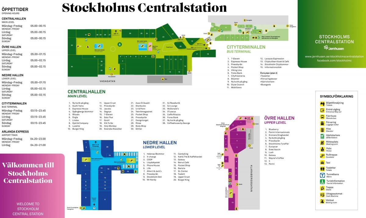 Stockholm kolodvor karti