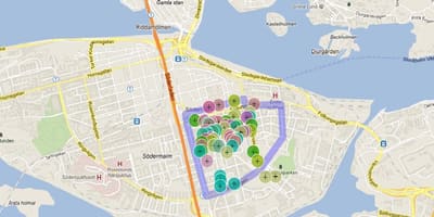 Karta софо u Stockholmu