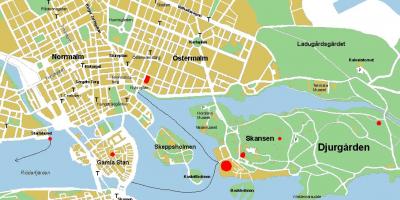 Gamla stan Stockholm kartica