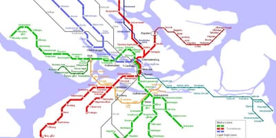 Karta podzemne željeznice Stockholm Švedska
