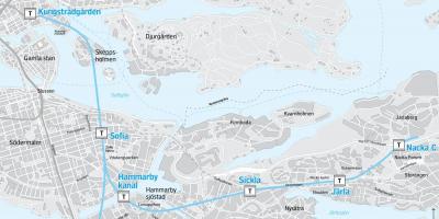 Karta naka Stockholm