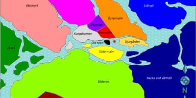 Karte za Stockholm područja