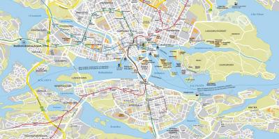 Karta grada Stockholm