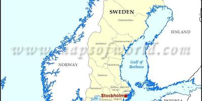 Stockholm na karti svijeta