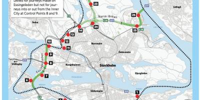 Karte za Stockholm naknadu za