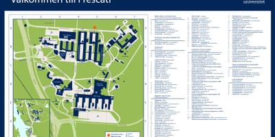 Karta sveučilišta u Stockholmu