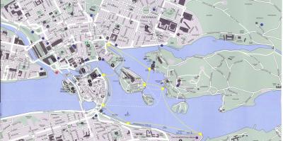 Karta Stockholm centra
